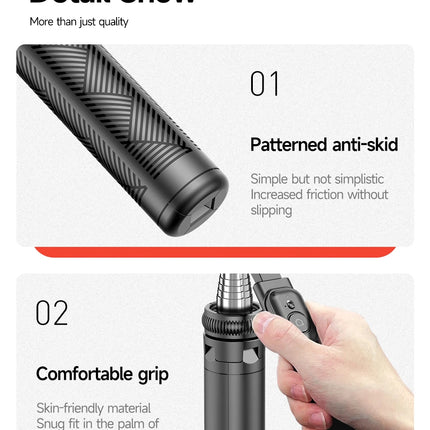 TOKQI Extendable Tripod with Bluetooth Remote,1/4'' Screw,Phone Holder,72inch Monopod for Smartphone Camera Projector brackets