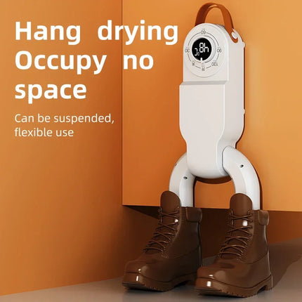 Shoe Dryer Quick Drying with Intelligent Timer Adjustable Deodorizing Sterilizing Shoe Warmer Heater for Household