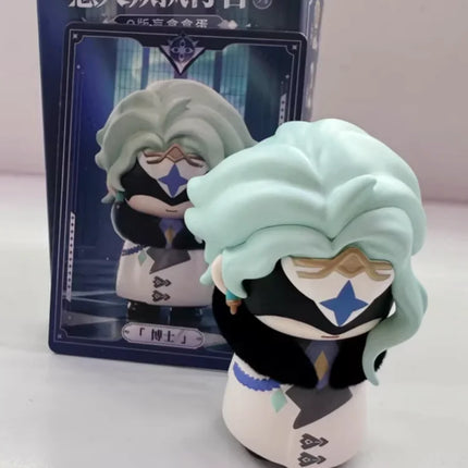 Genuine Product Genshin Impact Fools Executive Series Q Blind Box Mini Doll Collection Desktop Ornamen Christmas Birthday Gifts