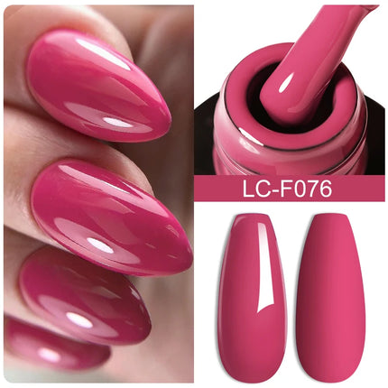 LILYCUTE 7ML Glitter Gel Nail Polish Sparkling Semi Permanent UV Gel Colorful Shinning Gel Varnish Nail Art Soak Off UV LED Gel