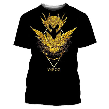 Summer Saint Seiya Anime 3D Printed T-Shirts Men Women Casual Fashion Oversized Short Sleeve T Shirt Male Tees Tops Man Clothing
