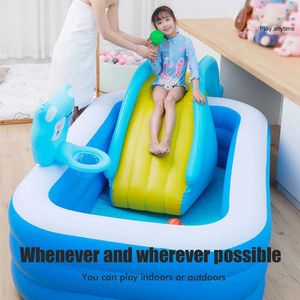 Inflatable Slide Inflatable Water Slide Swimming Pool Slide  Swimming Pool Supplies Kids Water Play  for Outdoor Indoor