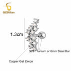 Silver 4 / 6mm Titanium Pole
