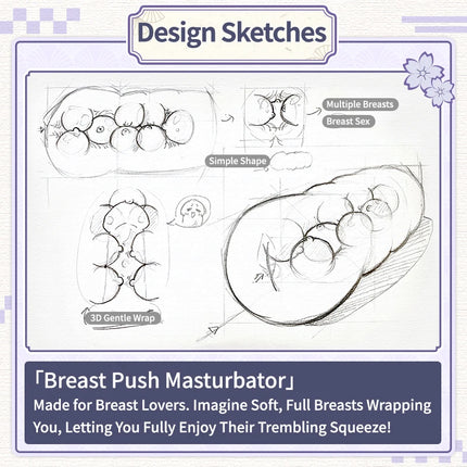 YUU Realistic Breast Vagina Masturbator for Men Pocket Pussy Soft Onahole Breasts Sex Toys for Penile Stimulation Masturbation