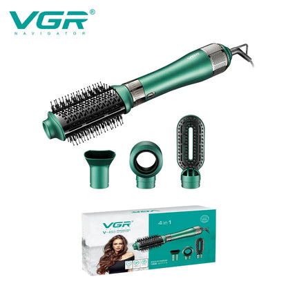 VGR V-493 4 in1 hair dryer styler power cord hot air brush comb professional electric hair straightener