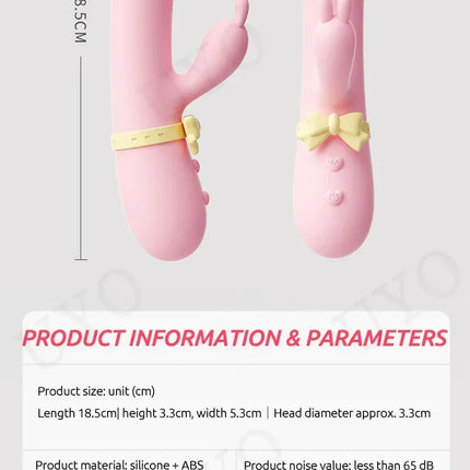 vibrator for woman sex toy Silicone Rabbit Vibrator USB Rechargeable Waterproof G-Spot Stimulating Clitoral Stimulator UYO