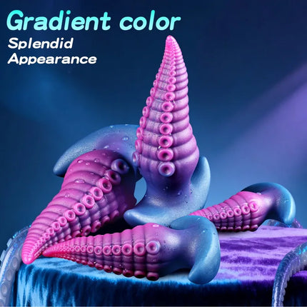 Wearable Anal Plug Octopus Dildo G-Spot Stimulation Wear Butt Plug Fake Dildo Mini Buttplug Analplug For Women Men