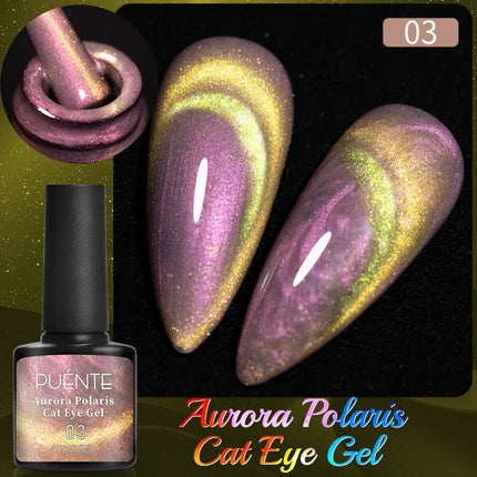 7.5ML Amber Moonlight Cat Magnetic Gel High Glossy Luxury Coffee Series Cat Eye Gel Soak Off UV Semi-Permanent Nail Art Varnish