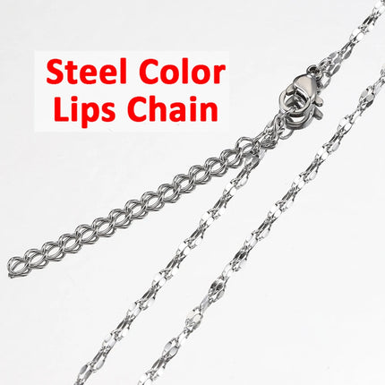 10pcs 5pcs Stainless Steel Snake Chain Necklace Chains for DIY Jewelry Making Findings Pendants Chain Lobster Clasps Wholesale