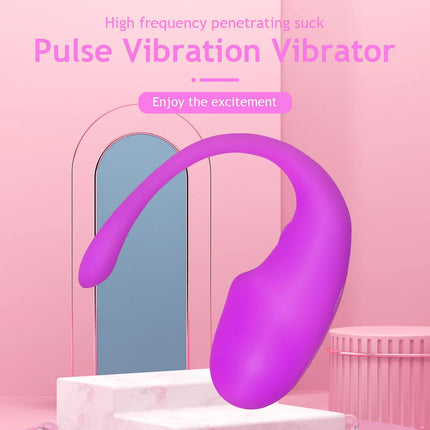 Wireless App Control Dildo Vibrator for Women Vagina Stimulator G Spot Egg Clit Massager Wearable Clitoral Sex Toys for Adults