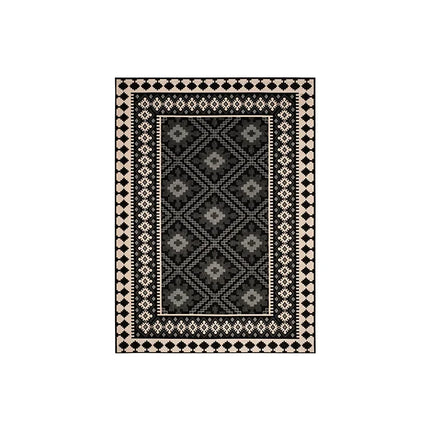 VIKAMA 1PC  Living Room Sofa Coffee Table Cushion Bedroom Bed Blanket Home Decor Moroccan Crystal Velvet Carpet Large Area