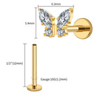 Gold 1.2x12x5.4x6mm