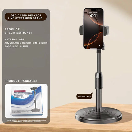 New Multi Functional 360 ° Adjustable Desktop Phone Stand Live Streaming Stand Video Recording Overhead Phone And Tablet Stand