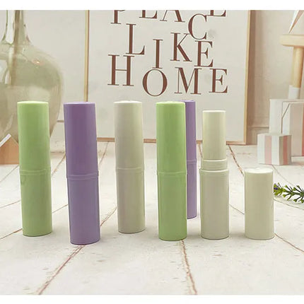 500PCS Empty lipstick tube in four colors, leak-proof twist-up lipstick container, reusable cosmetic tube for DIY solid perfume