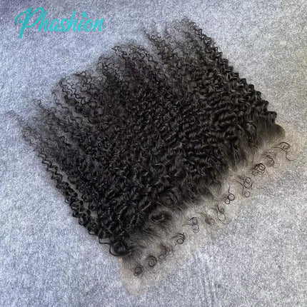 Phashion 26 28 Inch 13x6 Deep Curly Lace With Curly Baby Edges 6x6 Closure Real Hd Lace Melt Skin Full Frontal Only Human Hair
