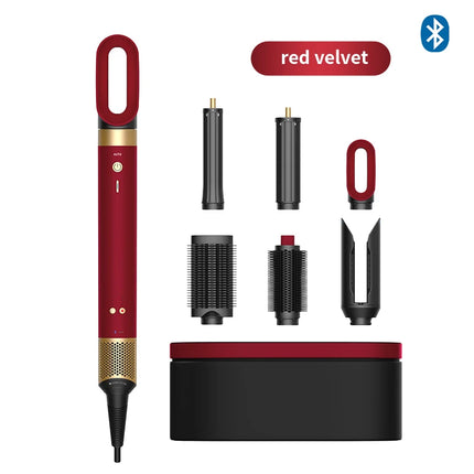 7 in 1 Multi Hair Dryer StylerHS09 Auto-Curling Barrel Hot AirBrush Soft Straightening BrushNegative Ion Fast Dry NozzleGift Box