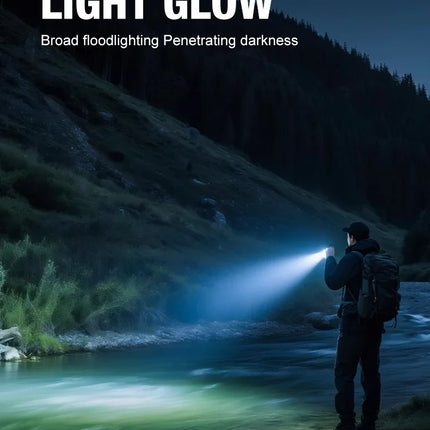 Portable Rechargeable LED COB Keychain Handheld Flashlights With Hook Hanging Emergency  Work Lamp For Camping Walking Hiking