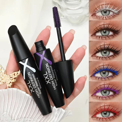 6-Color Mascara,Volumizing Lengthening,Waterproof Smudge-Proof,Long-Lasting Colorful Eyelash Makeup for Daily, Women's Cosmetics