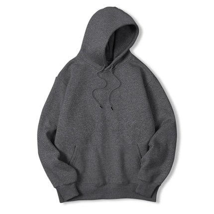 Men's solid-color hooded sweater a loose and breathable brand hooded fashion streetwear for men
