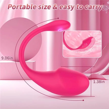 Wireless Bluetooth G-Spot Vibrator for Women, APP Remote Control Wearable Vibrating Egg, G-Spot Clitoral Stimulator Sex Toys for Adults