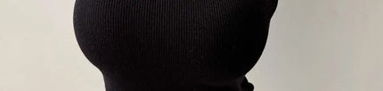 Korean Sle Knitted Vest Women's Base Layer Tank Top Svel f High Collar Spring Autumn Winter Inner And Outer Wear