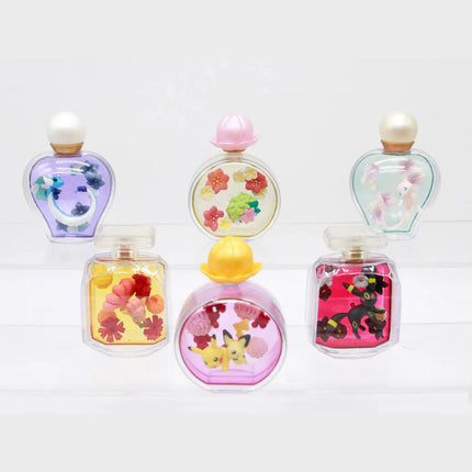 Pokemon Miniature Perfume Bottle Petite Fleur Scene Blind Box Pikachu Pichu Rokon Mew Hakuryu Shaymin Action Figures Ornaments