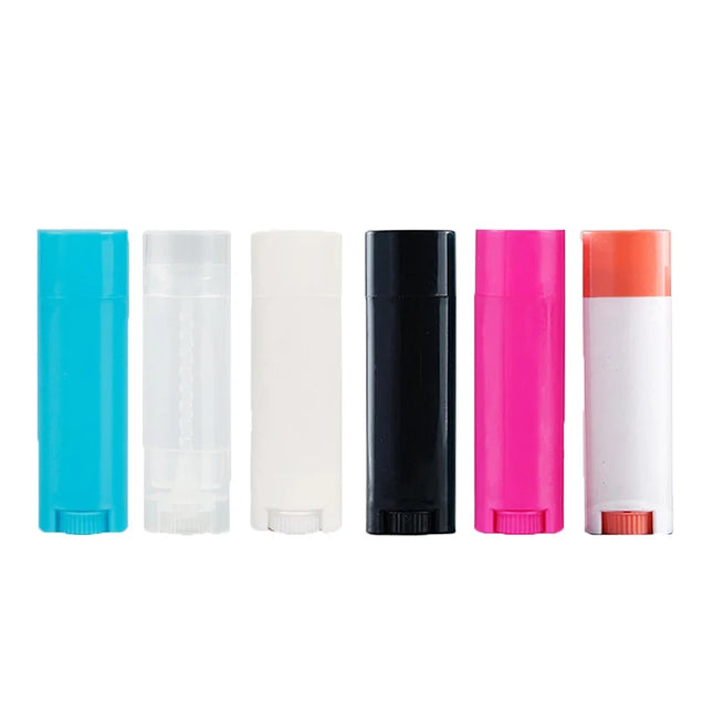50/100/200Pcs 5g Empty Lip Balm Tubes Lipstick Containers DIY Cosmetic Tube Portable Cosmetic Bottle for Travel