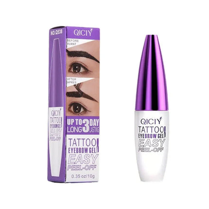 1pc Tear-Off Eyebrow Gel Lasting 3 Days Dyeing Eye Brow Long-Lasting Intense Waterproof Smudge-Proof Gel Make Up Cosmetic Tools