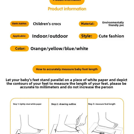 Kids Sandals Hole Children's Shoes Slippers Soft Anti-Skid Cartoon DIY Design Hole Baby Shoes Sandy Beach For Boys Girls