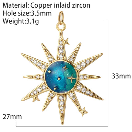 Evil Blue Eye Heart Necklace for Women Cute Gold Star Collars Diy Pendant Stainless Steel Chain High Quality