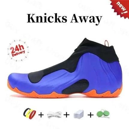 High Top Basketball Shoes - Breathable Leather Sports Sneakers / Chaussures de Basketball Montantes - Baskets Sport Cuir Respirant