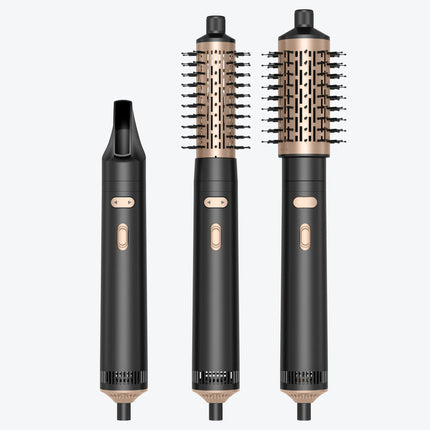 Factory Wholesale 3 in 1 Hot Air Comb Hair Curling Brushes Anti Scald Negative Ion Hair Curler Straightener Comb Thermal Brush