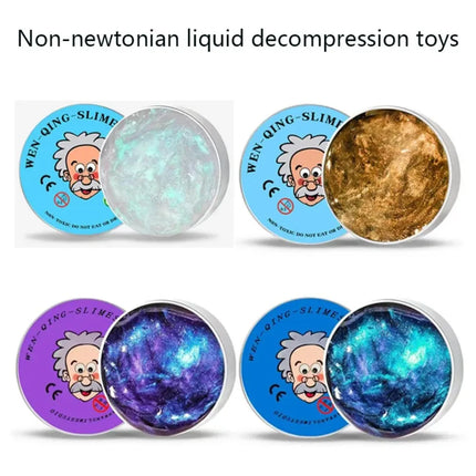 @Lab Putty Crystal Clear Glass (1 Pack) Best Thinking Smart Crazy Stress Putty with Tin, Sensory & Bouncing Toy Children Gifts..