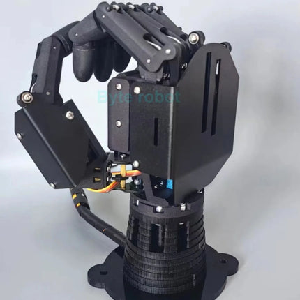 6 Dof Robot Hand with Five Fingers Servo Control Left Right Bionic Palm Assembled Gripper Claw for Programmable Robot Hand Kit