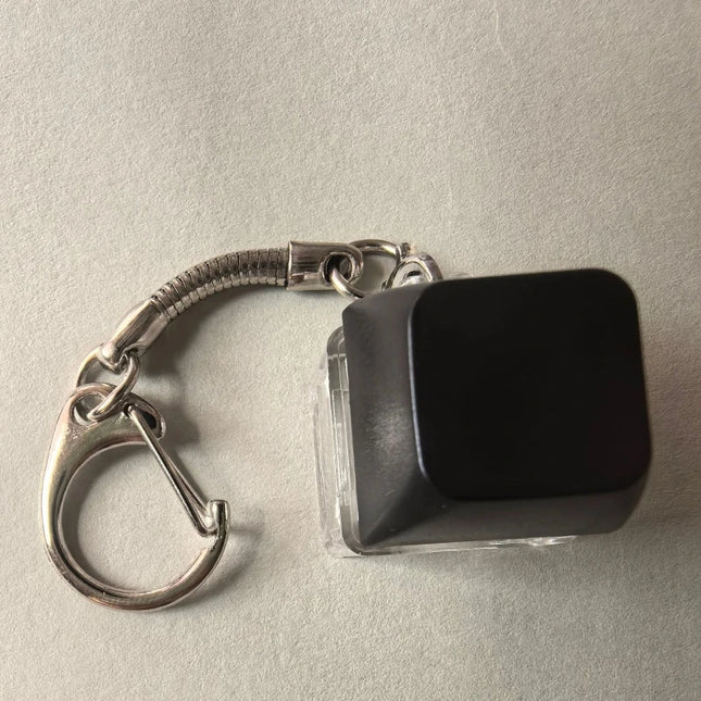 Click Button Fingertip Button Keychain Keyboard Switche ABS Mechanical Switch Keychain Trinket