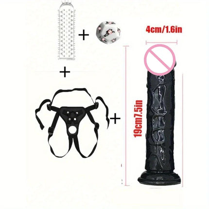 Adult Supplies Sex Toy Wearable Dildo Realistic Sex Toy For Lesbian Women Couples Dildo Strap On Penis Suction Cup Anal Plug