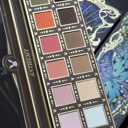 Anthemy 12 Color Eyeshadow Palette Backlight Butterfly Matte Chameleon High Pigmented Shimmer Flash Spotlight Eye shadow
