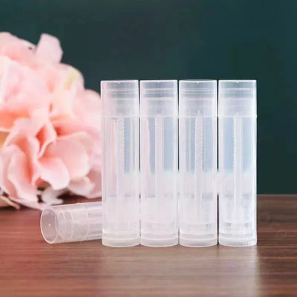 100Pcs 5g Wholesale Empty Lip Gloss Tubes Lipstick Jars Balm Tube Cap Container Travel Makeup Tool Lip Balm Cosmetic Containers