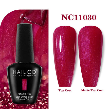 NAILCO 283Colors Gel Nail Polish Top Base Vernis Semi Permanent UV Gel Varnish Nails Art Varnish Hybrid Manicure
