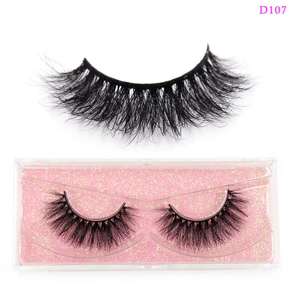 LEHUAMAO 3D Mink Lashes Makeup Eyelashes Fluffy Natural long fake lashes Full stripe reusable False Eyelash Extension 1 Pair