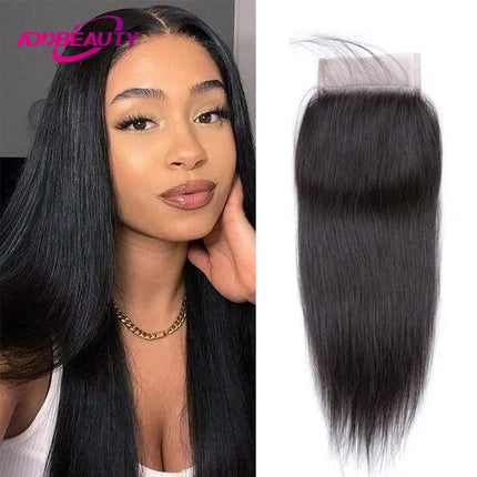 Straight Lace Closure 4x4 5x5 6x6 HD Lace Closure Brazilian Virgin Human Hair Lace Closure 13x4 HD Lace Front Human Hair Natural