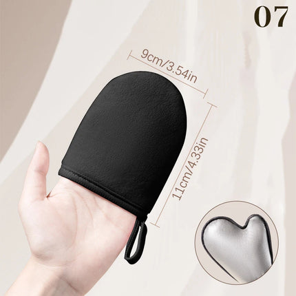 Finger Glove Reusable Body Self Tan Glove Applicator Tanning Gloves Cream Lotion Mousse Body Cleaning Glove Self Tanner