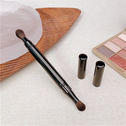 Makeup Brushes Portable Double-Headed Eyeshadow Nose Highlight Concealer Detail Blending Eyebrow Lip Makeup Brush Cosmetic Tools