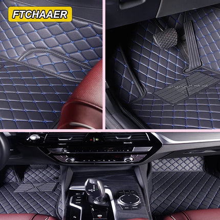 Custom Car Floor Mats For VW Polo Polo-Plus Polo-GTI Auto Carpets Foot Coche Accessorie