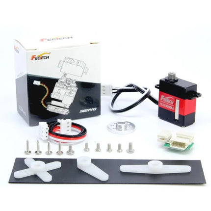 6Kg.cm Torque Control Upgrade Micro Magnetic Encoder Single Shaft Servo HLS3606M 360Angle Serial Bus Servo For Robot Arm Fixture