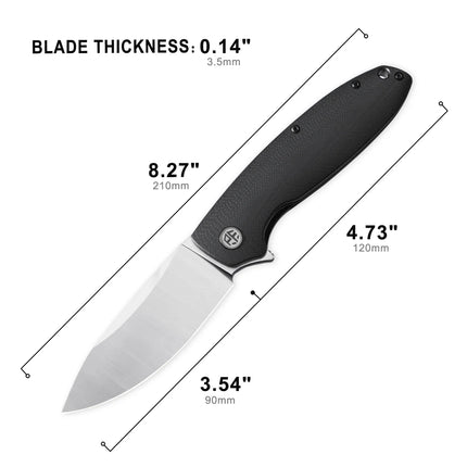 Petrified Fish PFB01 Folding Knife D2 Steel G10 Handle Ceramic Bearing Multi-tool Fish Knife Outdoor Camping Pocket Hand Tool