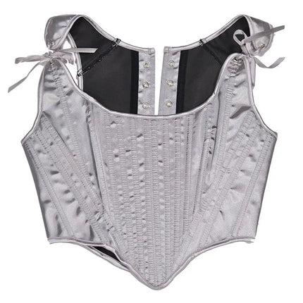 Fashion Lolita Shirt Women Corset Top Camis y2k Body Shaper Woman Clothing Blouses Sexy Waist Trainer Bustiers Ladies Underbust