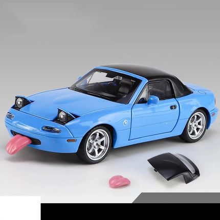 1:32 MAZDA MX-5 Alloy Diecast Racing Car Model Simulation Sound Light Children's Educational Toys Birthday Present For Boys