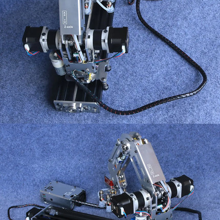 Multi Axis Robotic Arm Industrial Stepping Metal Manipulator For Arduino 2560 Robot DIY Kit with Suction Cup/Stepper Motor Claw