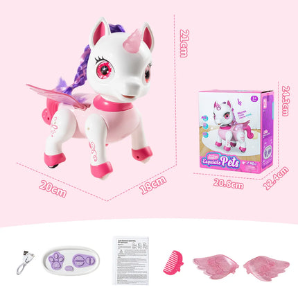 New Intelligent Remote Control Machine Pony Unicorn - Electronic Pet with Magic Wand, Girl's Birthday Gift & Children's Toy